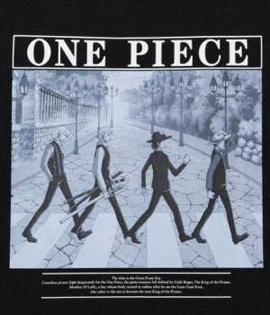 Унисекс футболка UT ONE PIECE ARCHIVE с принтом и короткими рукавами  480694 черный
