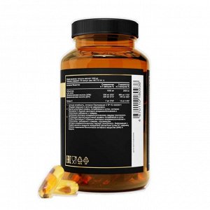 Омега 3 aTech Premium Omega-3 90% 1250мг (625/375) - 60 капс