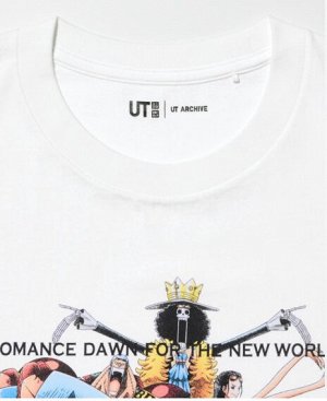 Унисекс футболка UT ONE PIECE ARCHIVE с принтом и короткими рукавами  480693