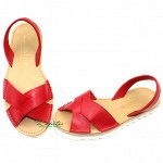 Абаркасы Zapatos Cruz-Yute rojo