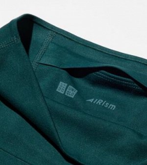 Женские эластичные расклешенные леггинсы AIRism с защитой от ультрафиолета 480809 зеленый