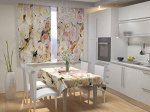 Фотошторы для кухни Нежнейшие цветы