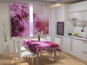 Комплект для кухни Розовые лепестки орхидеи