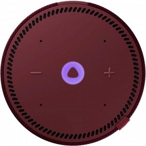 Умная колонка «Новая Яндекс Станция Мини»(YNDX-00021R), голосовой помощник Алиса, 10 Вт, без часов, красная