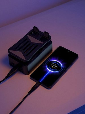 Портативная колонка 3 в 1 PS-50, держатель для телефона, power bank, 5 Вт, 1500 мАч, чёрная