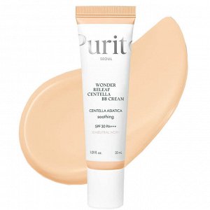 BB-крем для чувствительной кожи с экстрактом центеллы Purito Wonder Releaf Centella BB Cream тон 13 (Neutral Ivory), 30мл
