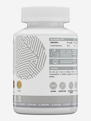 Креатин ULTRASUPPS Ultra Gold Creatine Monohydrate 500мг - 150 капс