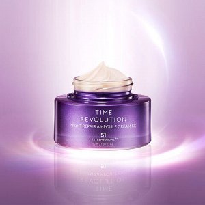 Ночной омолаживающий ампульный крем , MSH Time Revolution Night Repair Ampoule Cream 5X, 50ml