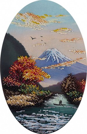 Набор для вышивания "PANNA" BN-5017 "Фудзияма в лучах рассвета" 20 х 32 см