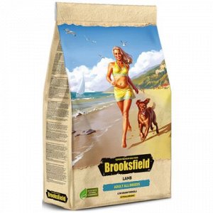 Brooksfield для собак All Breeds Ягненок Рис 12кг