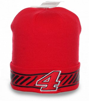 Красная спортивная мужская шапка с принтом в гардероб ценителю стиля  №1139 ОСТАТКИ СЛАДКИ!!!!