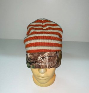 Оригинальная полосатая шапка Realtree  №4004