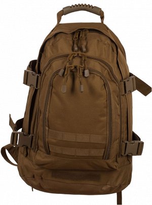 Патрульный трехдневный рюкзак 3-Day Expandable Backpack 08002B Coyote (40 л) № 48 - Наружные карманы для различного снаряжения и аксессуаров. Объем рюкзака расширяется до 60 литров! Износостойкий водо
