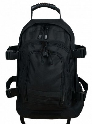 Черный рюкзак универсального назначения 3-Day Expandable Backpack 08002B Black (40 л) №47 - Удобные регулируемые лямки с вентилируемыми сетчатыми накладками. Форма лямок позволяет комфортно носить рюк