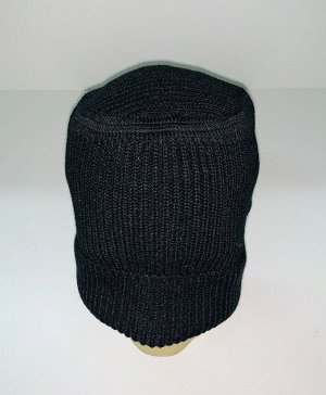 Оригинальная шапка черного цвета  №1616
