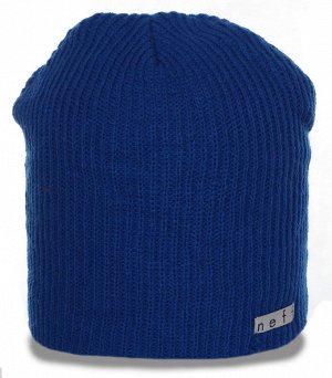 Шапка Синяя шапка бини от бренда Neff - модная и удобная модель для активной молодежи №333