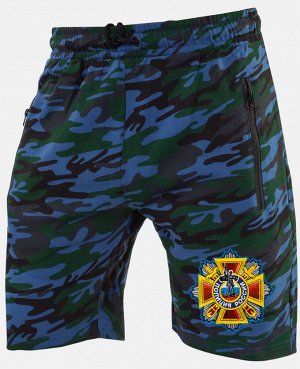Крутые шорты с вышитой эмблемой "Полиция России" № 792