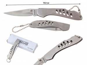 Шкиперский нож на цепочке A2/Alu 150 (Сталь клинка, подходящая для агрессивных сред. Рукоятка - алюминий) № 281