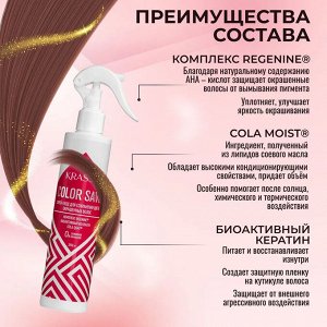 KRASSA Professional Color save Спрей-уход для сохранения цвета окрашенных волос, 250 мл