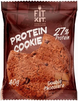 Печенье FITKIT Protein Chocolate Cookie в глазури - 40 гр