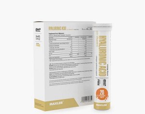 Витамин С MAXLER Hyaluronic Acid with Vitamin C 500мг - 20 шип.таб.