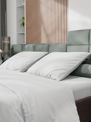 Постельное бельё Этель Евро Tencel 200*220см, 230*245см, 50*70см-2шт, цвет белый