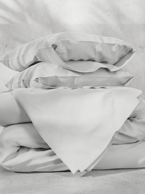 Постельное бельё Этель Евро Tencel 200*220см, 230*245см, 50*70см-2шт, цвет белый