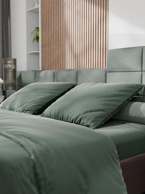Постельное бельё Этель 2сп Tencel 180*210см, 220*245см, 50*70см-2шт, цвет оливковый