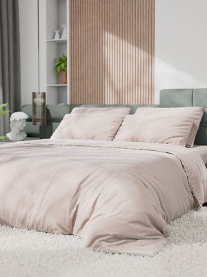 Постельное бельё Этель 2сп Tencel 180*210см, 220*245см, 50*70см-2шт, цвет бежевый
