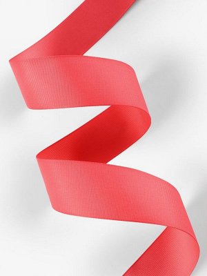 Лента репсовая, 40 мм, 23±1 м, розовая №25