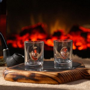 Стопки с пулей «Непробиваемые», 2 шт., 50 мл