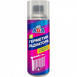 Герметик радиатора AGA, совместим с антифризами всех типов, бутылка 335мл, арт. AGA702R