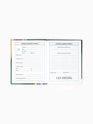 ArtFox STUDY Дневник школьный 1-4 класс «Школа», твердая обложка 7БЦ, глянцевая ламинация, 48 листов