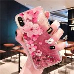 Чехол силиконовый с блестками
