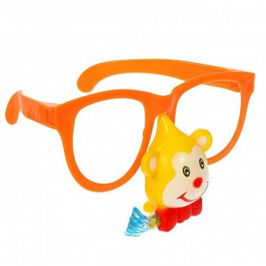 Карнавальные очки «Обезьянка», ГИГАНТ, с носом и язычком, цвета МИКС