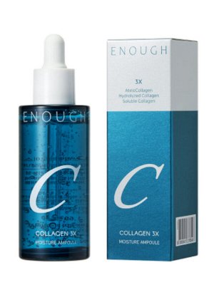 Enough Сыворотка для лица увлажняющая с коллагеном / Collagen 3X Moisture Ampoule, 100 мл