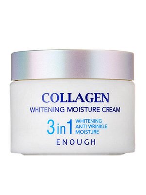 Enough Отбеливающий увлажняющий крем с коллагеном / Collagen Whitening Moisture Cream 3 in 1, 50 г