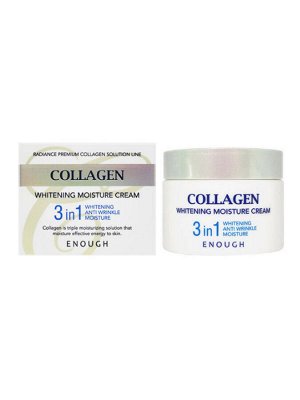 Enough Отбеливающий увлажняющий крем с коллагеном / Collagen Whitening Moisture Cream 3 in 1, 50 г