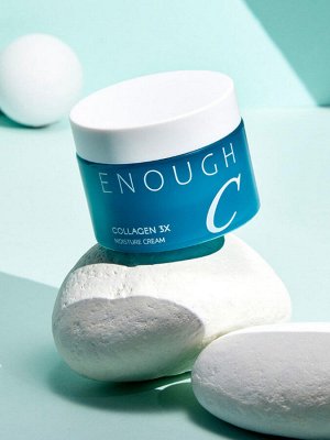 Enough Крем для лица увлажняющий с гидролизованным коллагеном / Collagen 3X Moisture Essential Cream, 50 мл