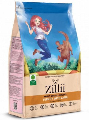 Zillii для собак Adult All Breed для всех пород Индейка Ягненок 800г