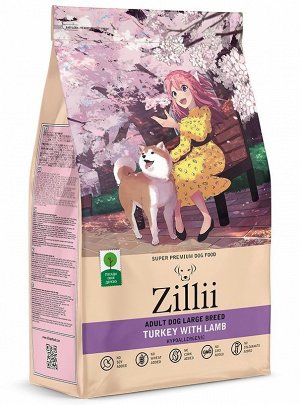 Zillii для собак Adult Large Breed для крупных пород Индейка Ягненок 3кг
