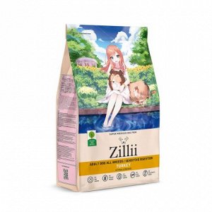 Zillii для собак Adult Sensitive Digestion для чувствительного пищеварения Индейка 800гр