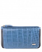 Кошелек ИНКАНТО INDIGO кожа аллигатор синий