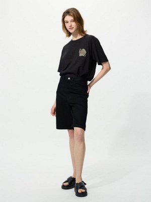 UNIQLO - футболка с героями из гравюр укиё-э (Бостонский музей искусств) - 09 BLACK