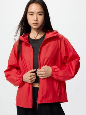 UNIQLO - курточка на молнии с защитой от UV-лучей - 15 RED