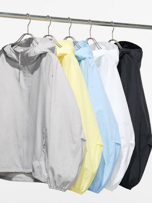 UNIQLO - курточка на молнии с защитой от UV-лучей - 15 RED