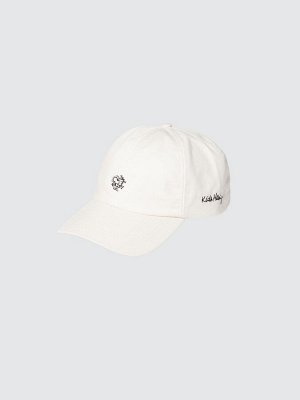 UNIQLO - кепка с культовыми мотивами Кита Харинга - 01 OFFWHITE