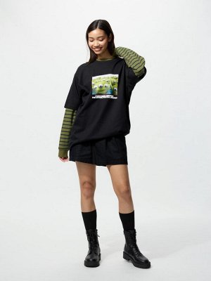 UNIQLO - коллекционная футболка Toy Story в винтажном стиле - 09 BLACK