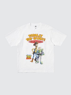 UNIQLO - коллекционная футболка Toy Story в винтажном стиле - 00 WHITE