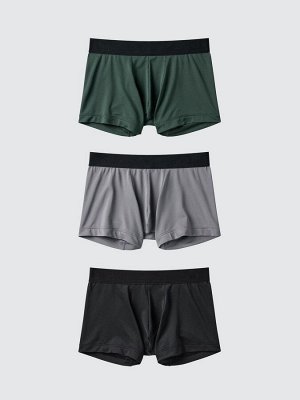 UNIQLO - комплект из 3 боксеров - 58 DARKGREEN